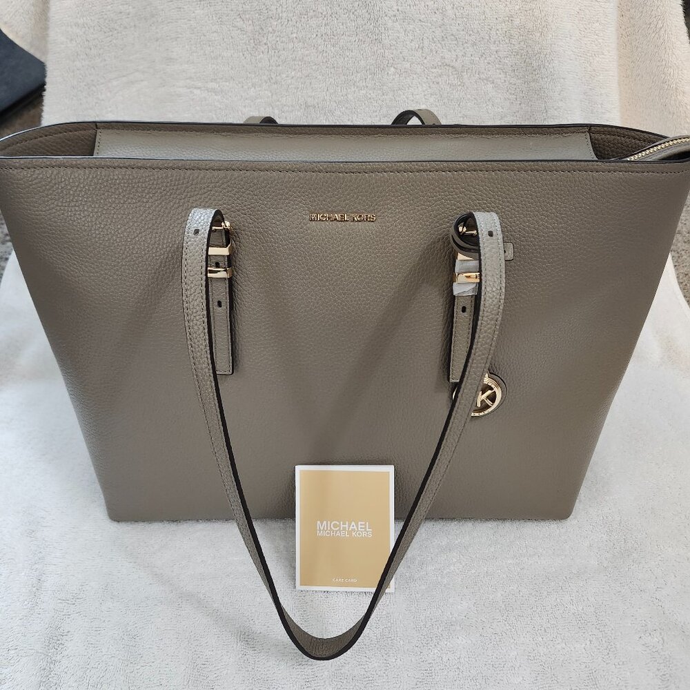 Michael Kors Quinn Large Tote Bag – Birch – New With Tags
